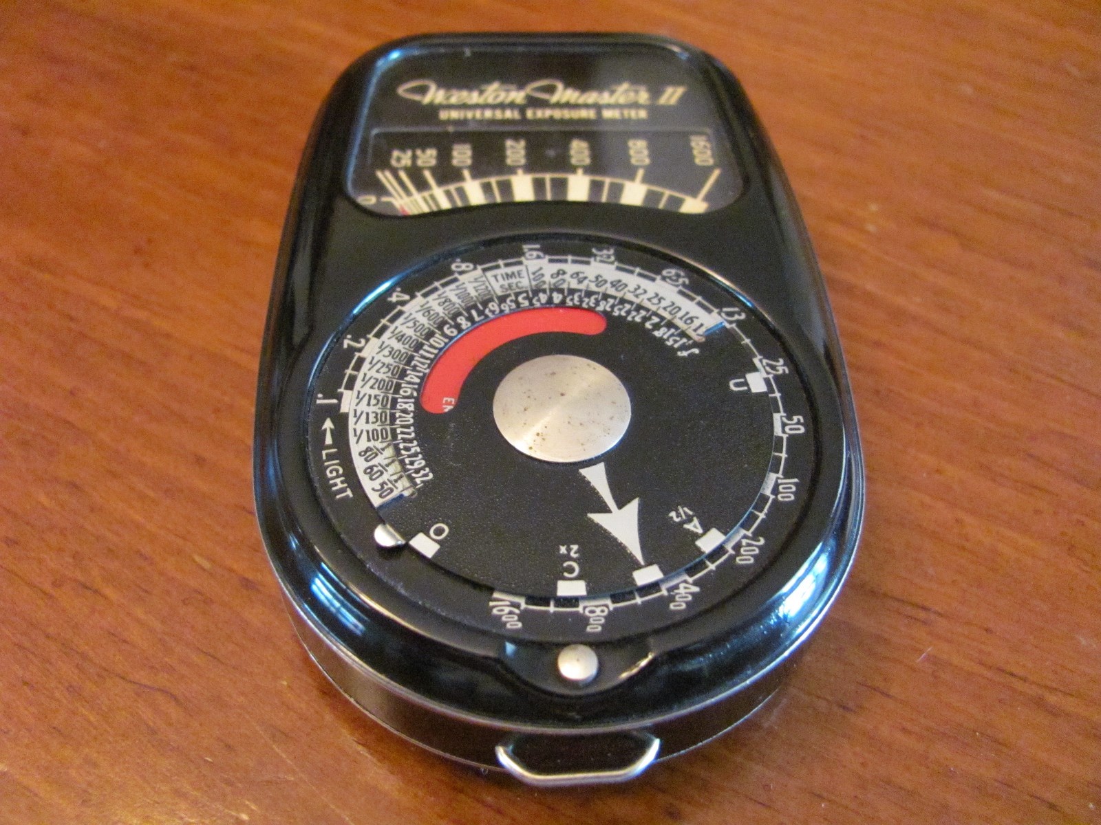VINTAGE ‘WESTON MASTER II’ WESTERN ELEC.INST.CORP UNIVERSAL EXPOSURE METER +CASE