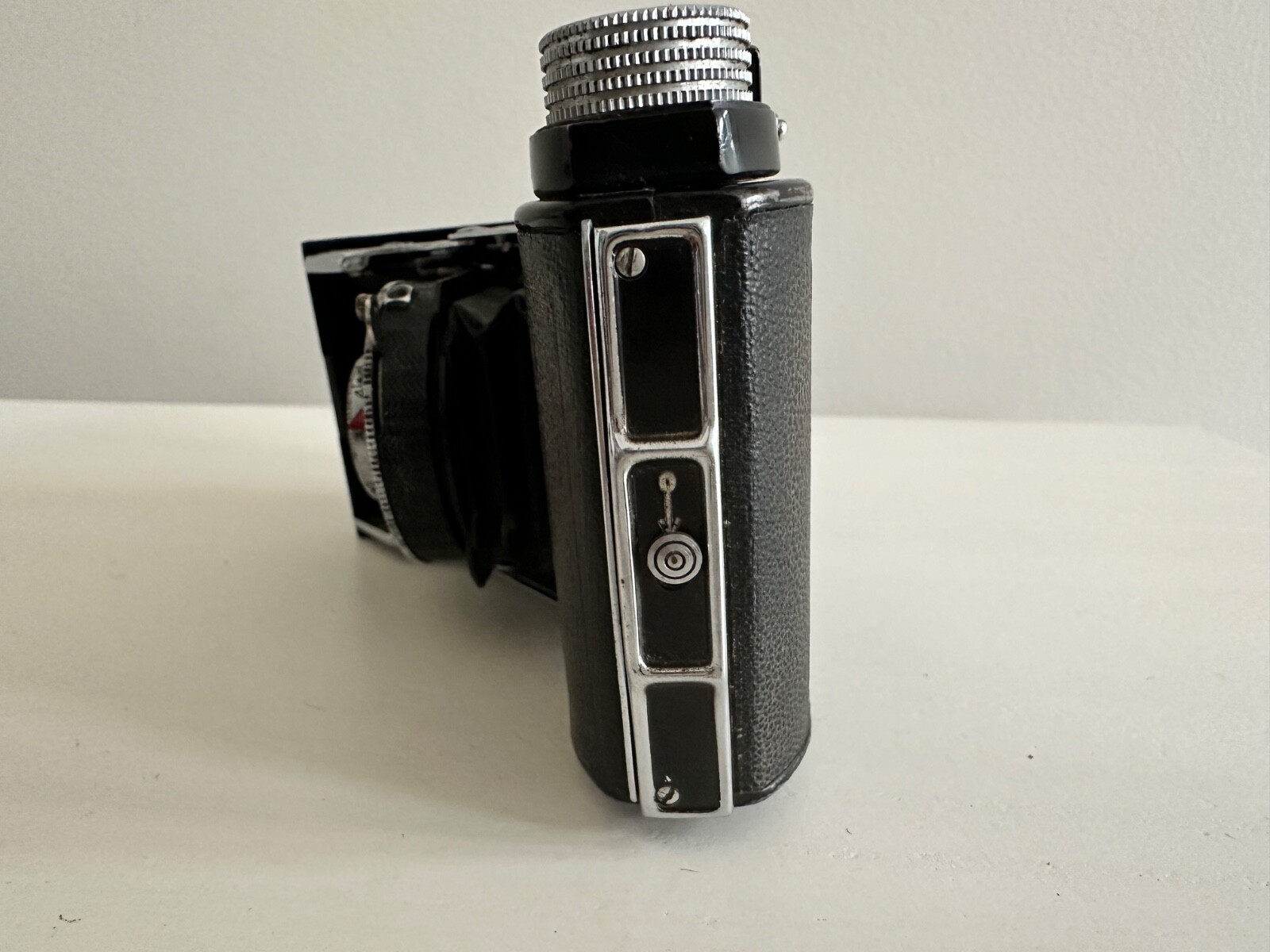 Rare WWII Welta Weltix Compur Munchen Cassar Camera & Leather Case