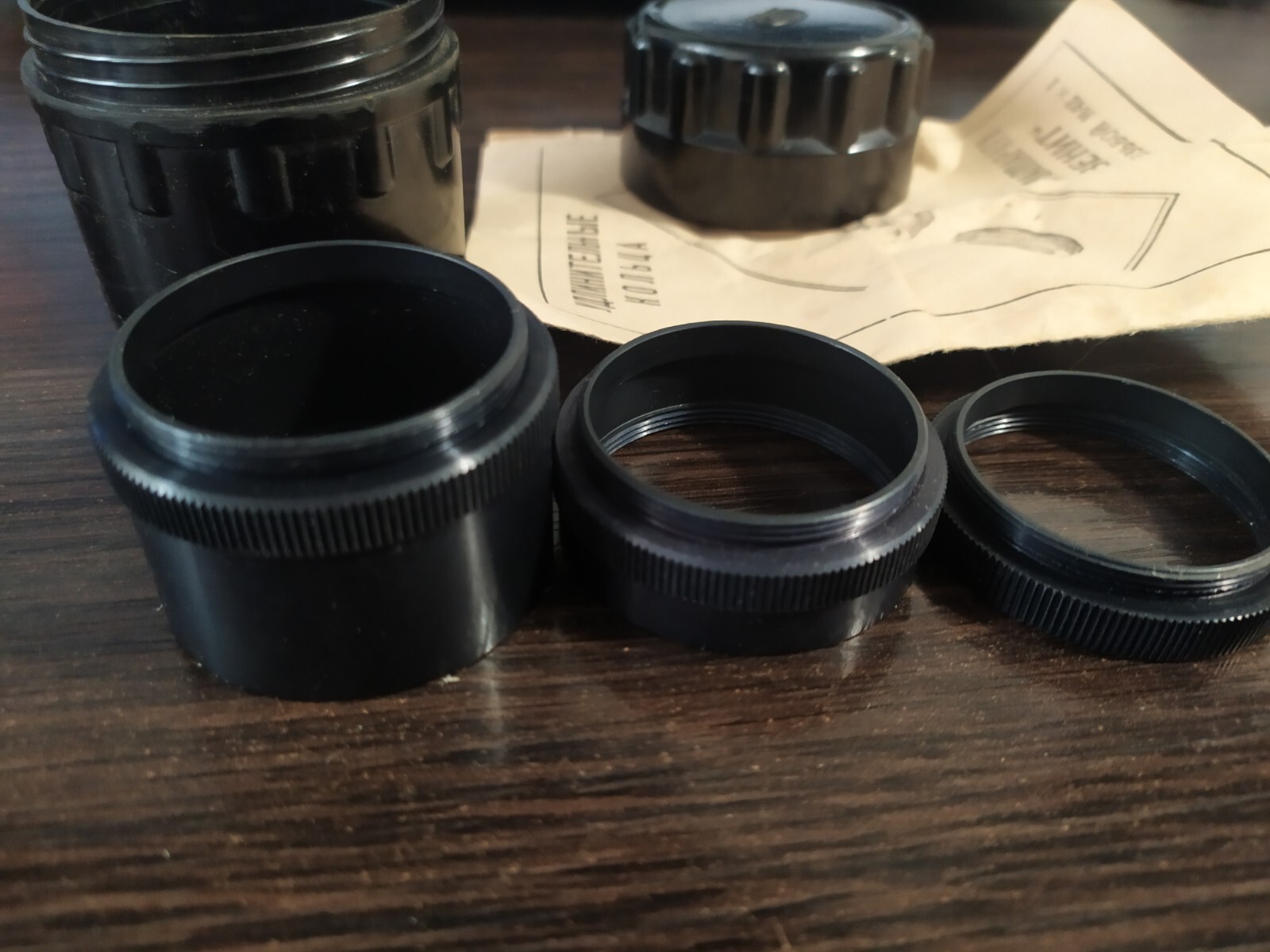 Vintage Extension rings for Zenit camera lenses Soviet accessory of USSR