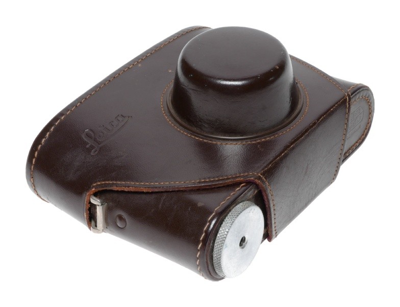 Ever ready Leica leather case with neck strap Leitz Wezlar original