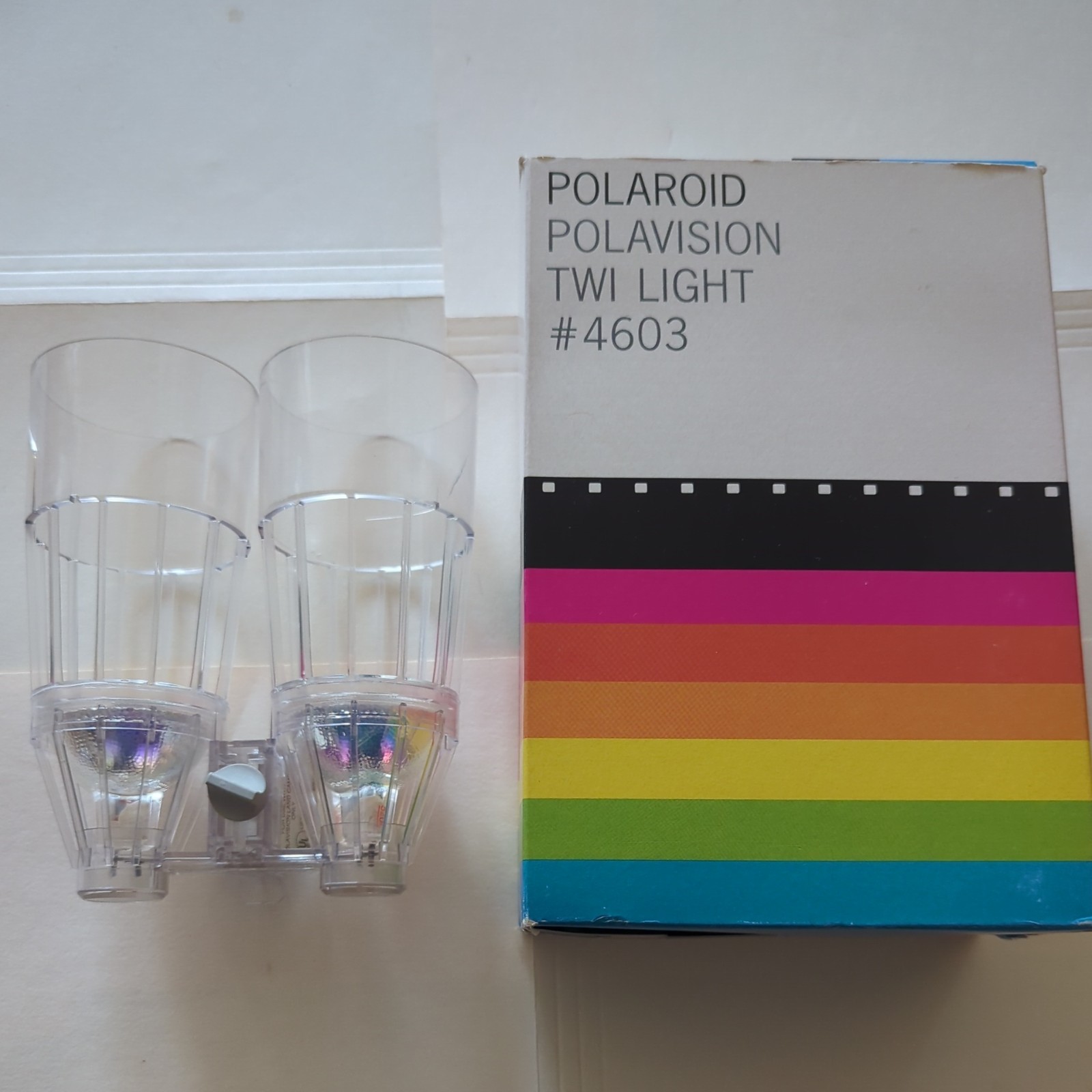 POLAROID POLAVISION LAND CAMERA AND TWI LIGHT IN ORIGINAL BOX LN