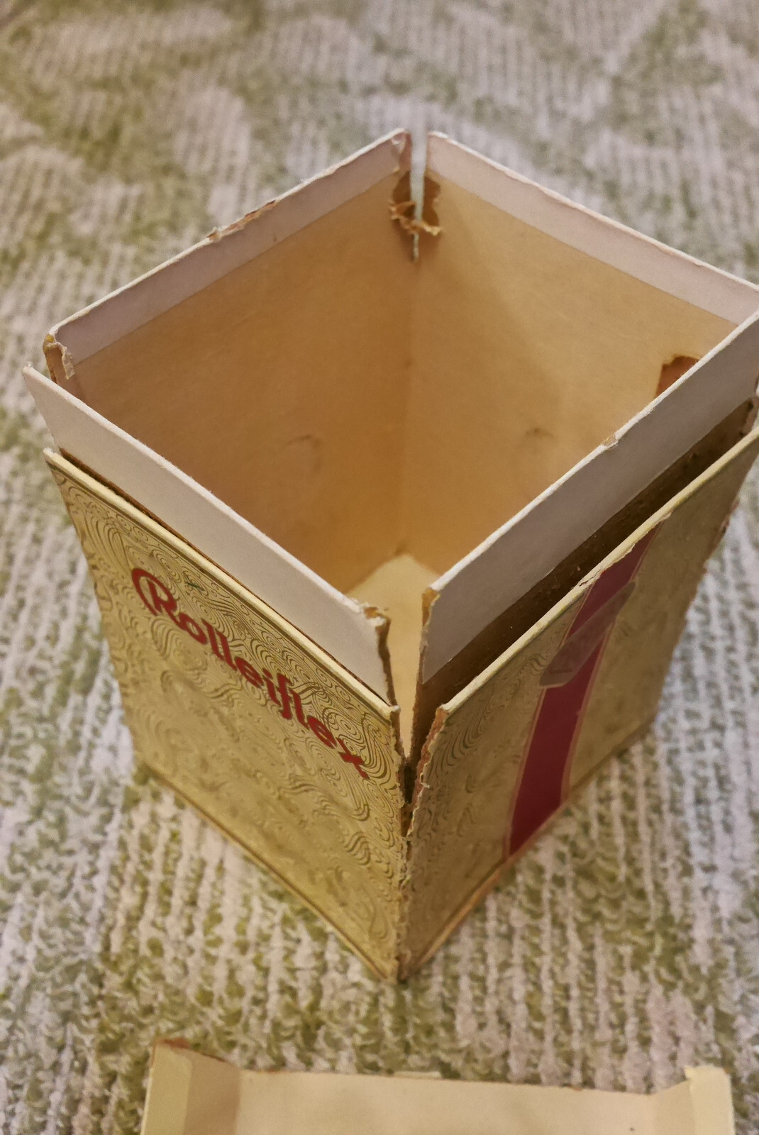 Rollei Rolleflex TLR Carton Box Only