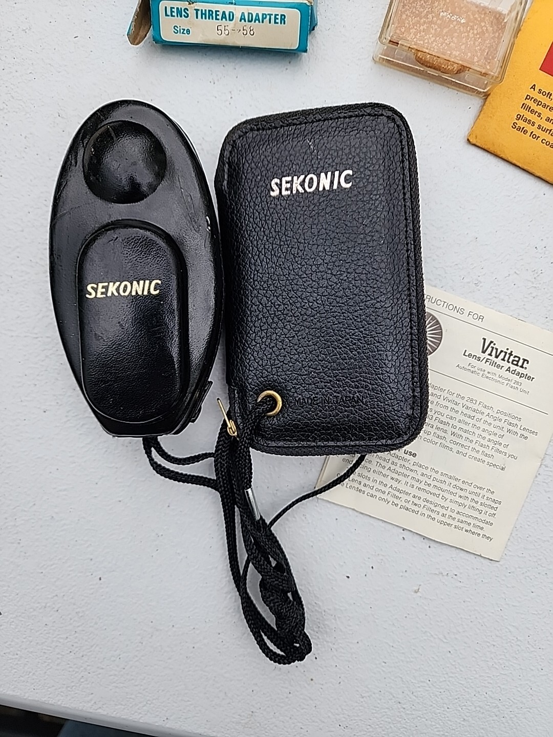 Sekonic camera parts With Other accessories Lot. J11