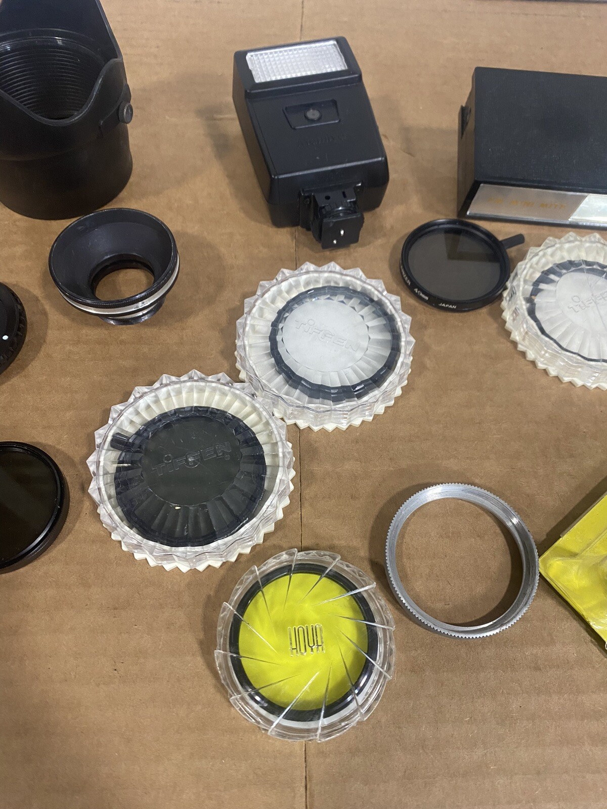 Lot Of 14 Camera Accessories- Hoya, Tiffen, Etc.