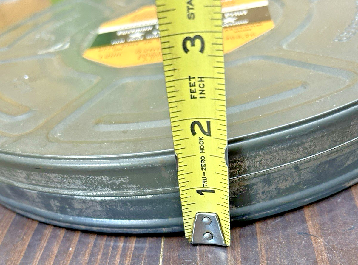 Eastman Kodak SP 612 16mm Film Empty Canister Vintage Type 5269