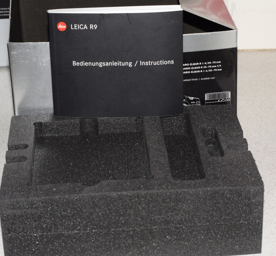 Orginal Box For Camera Leica R9 SET 10096