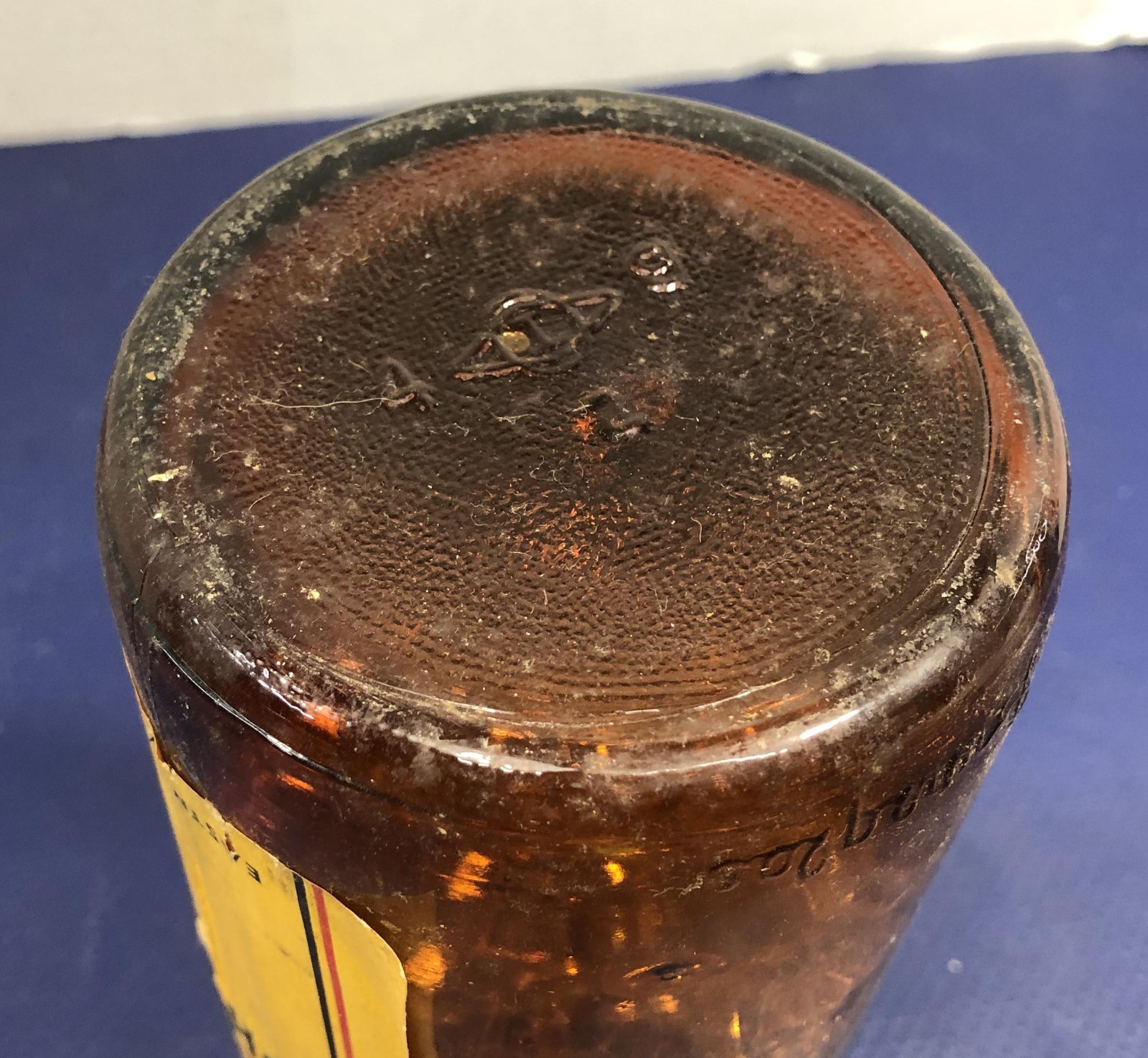 Kodak Photo-Flo Brown Amber Glass Bottle 1 Quart vintage camera