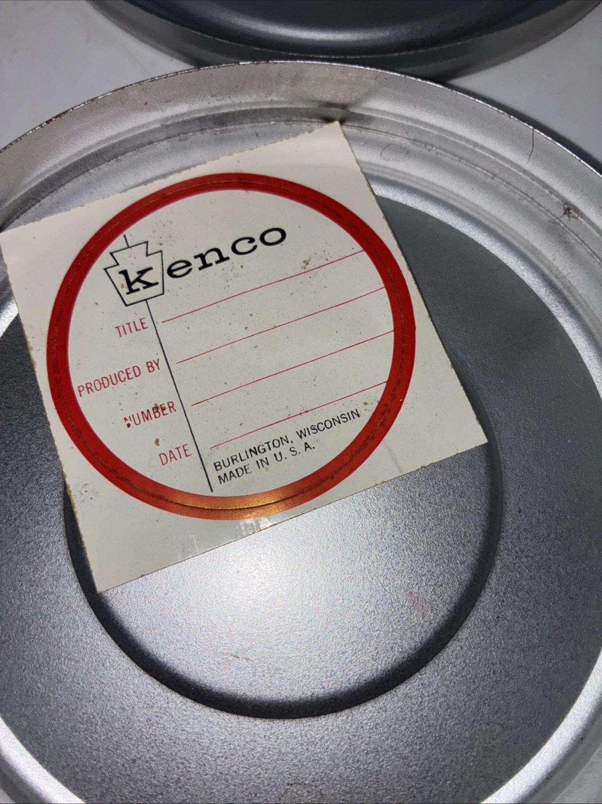 Lot Of 2 Vtg Kenco 5” Splicer Can & Reel