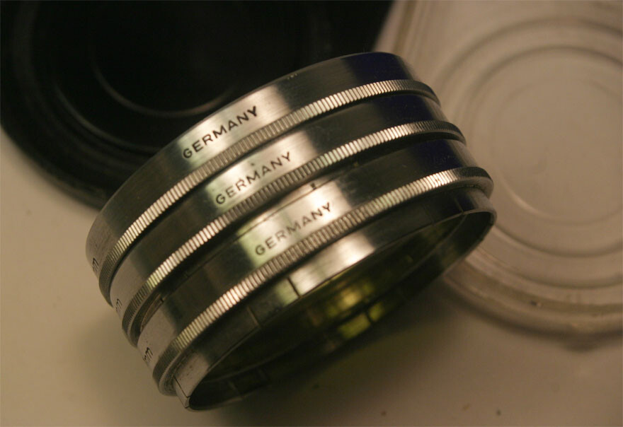 Voigtlander Germany Slip on type 47mm Focar1 Focar2 & G1 Filters Clean
