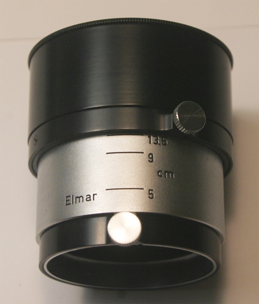 Leica Adjustable Lens Sunshade Elmar 5cm 9cm & 13.5cm Super Clean