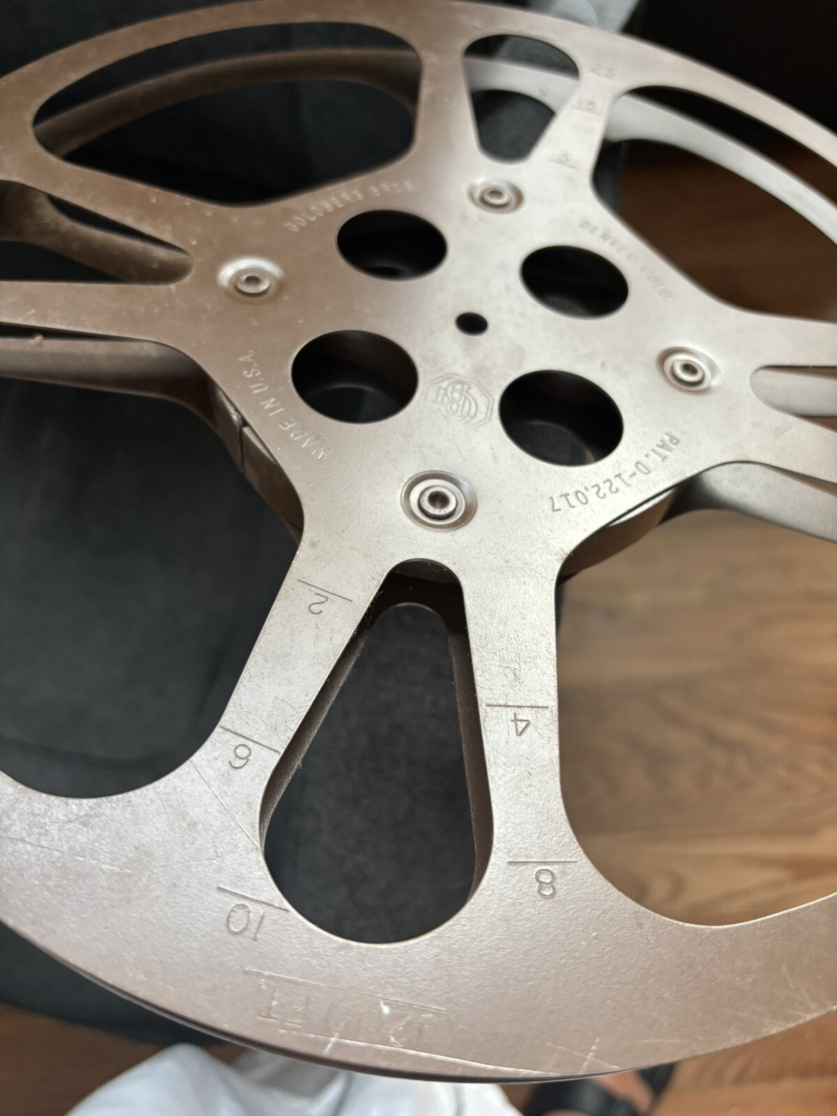 🎥 Vintage Goldberg Brothers 16mm Movie Film Reel. 4 Hole Perfect cond.