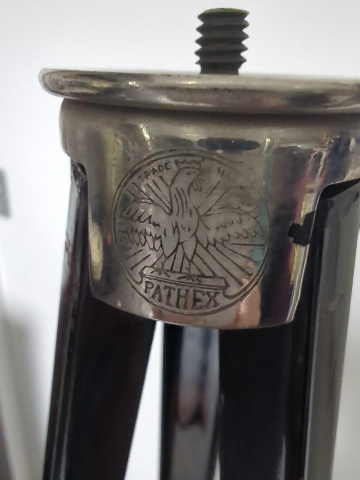 FRENCH PATHEX CAMERA TRIPOD W/ORIGINAL TOTE BAG 1920S ANTIQUE INTERWAR PERIOD