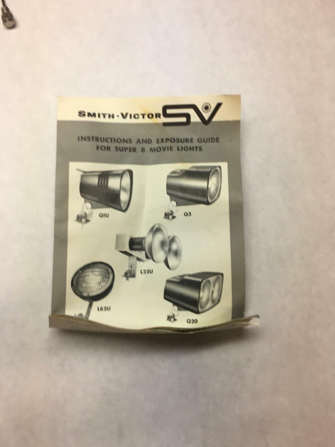 VINTAGE Smith Victor Corp BRAND Super Eight MOVIE LIGHT 5 Way Control ORG BOX