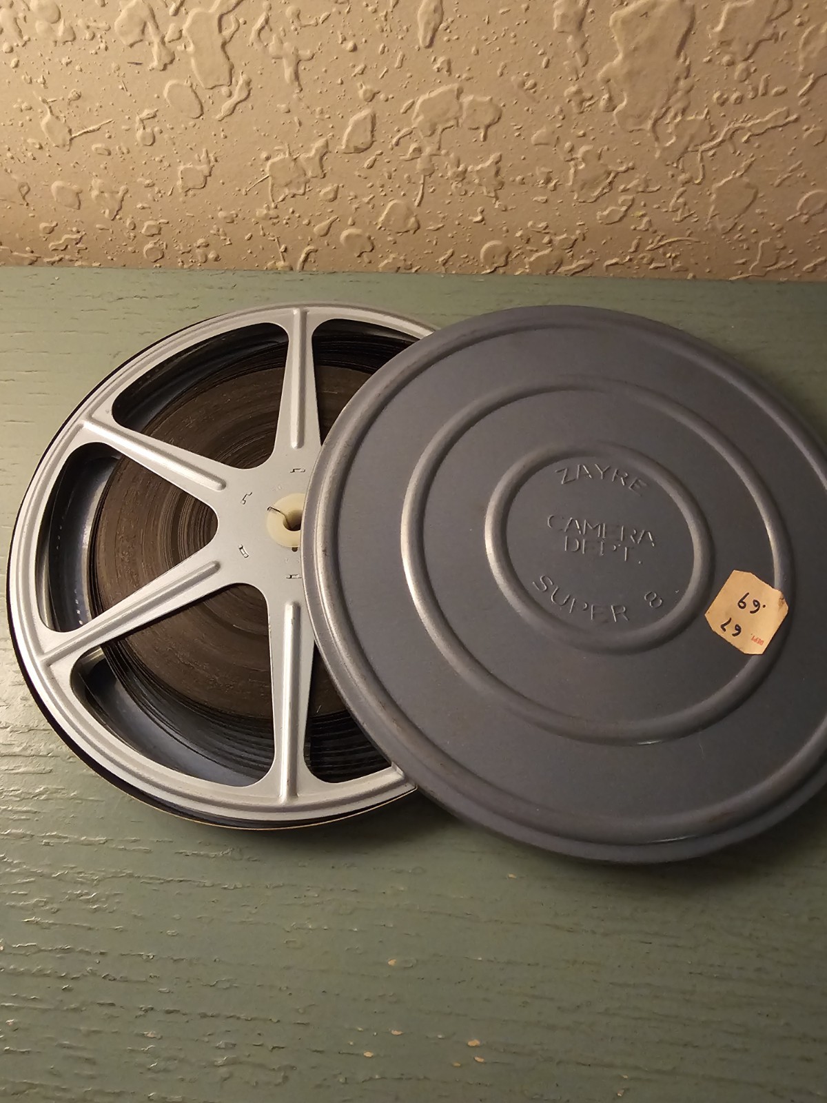 Vintage Pair Of 8mm/Super 8 HomeMovie Reels In Cannisters-Excellent
