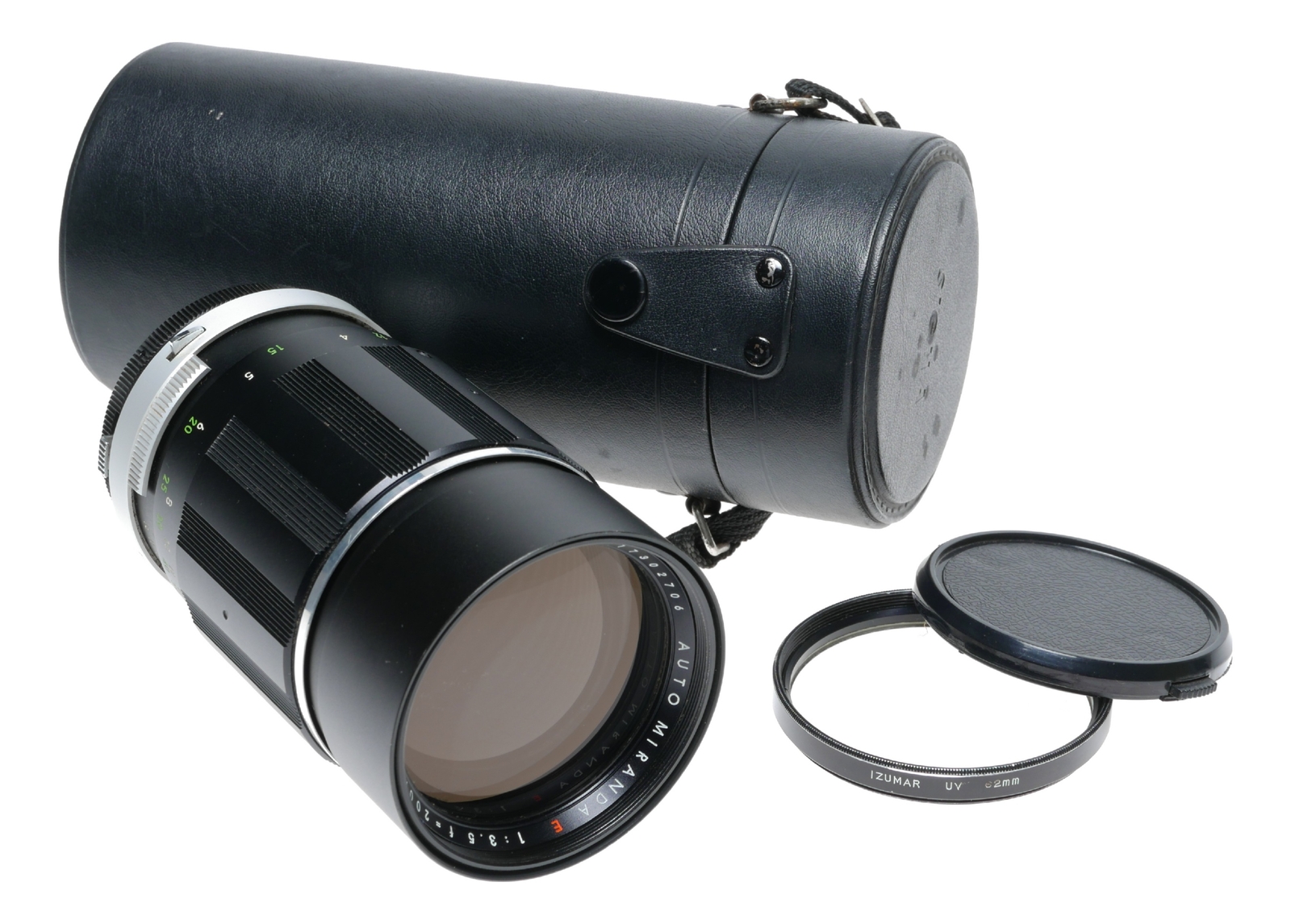 Miranda-Auto E 1:3.5 f=200mm Telephoto Lens T 35mm SLR Camera
