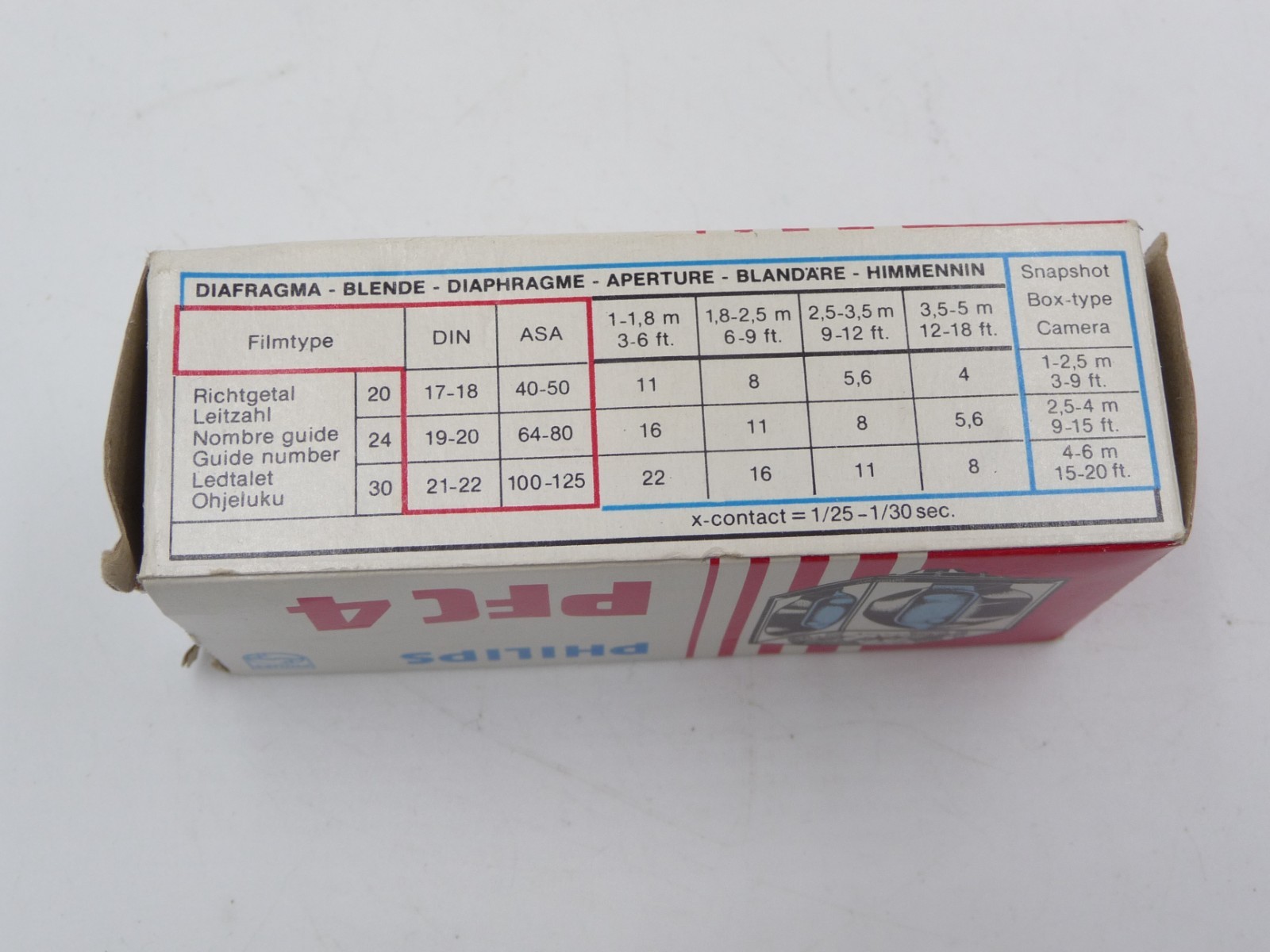 Lot of Philips PFC4 and PF1 flashcubes