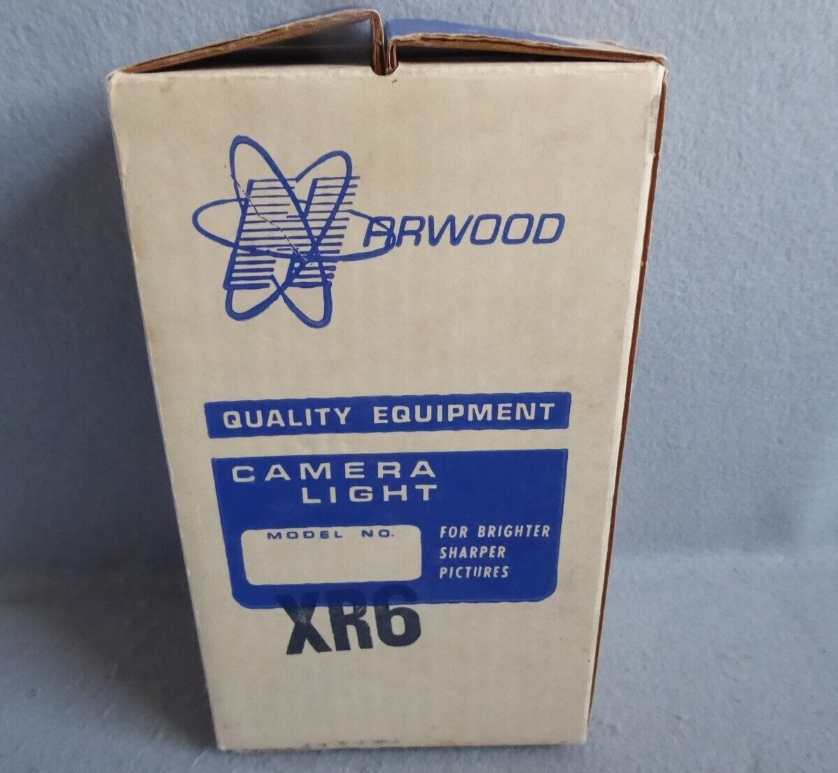 HARWOOD XR6 QUARTZ BROMINE XL MOVIE VIDEO CAMERA LIGHT LITE VINTAGE WORKING
