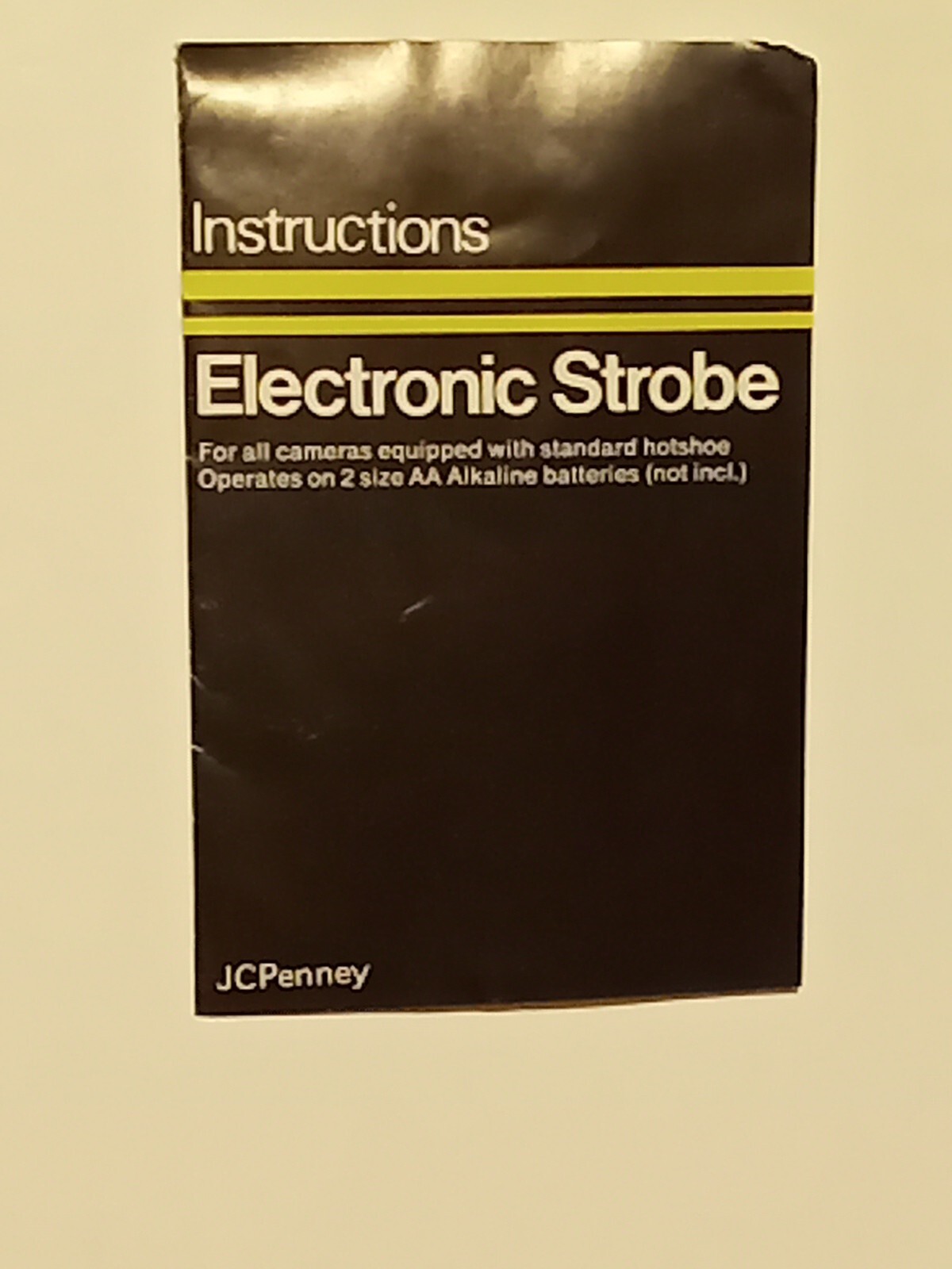 JC Penney Electronic Strobe With Sync Cord