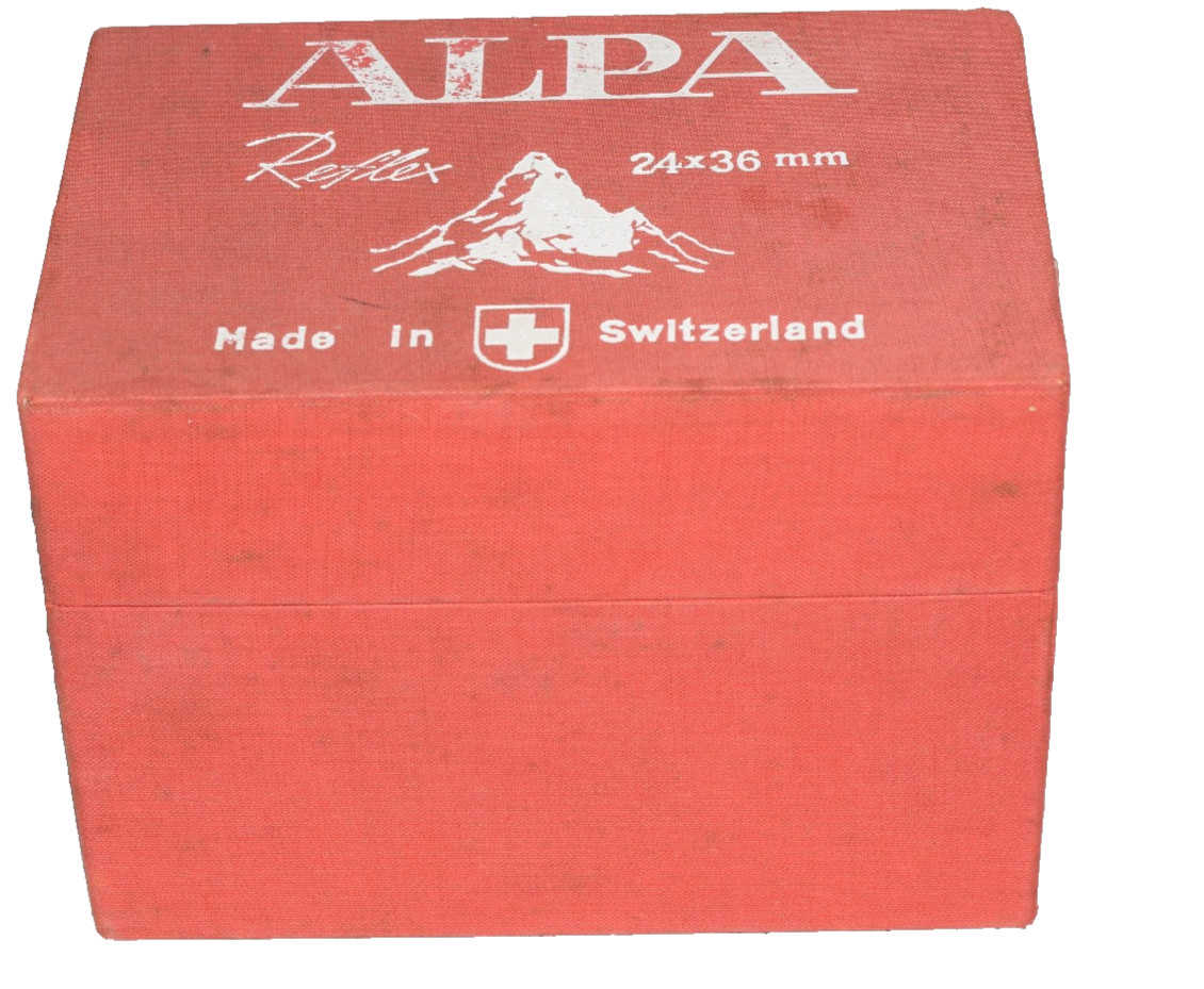 Orginal Box for Camera Alpa Reflex 24×36