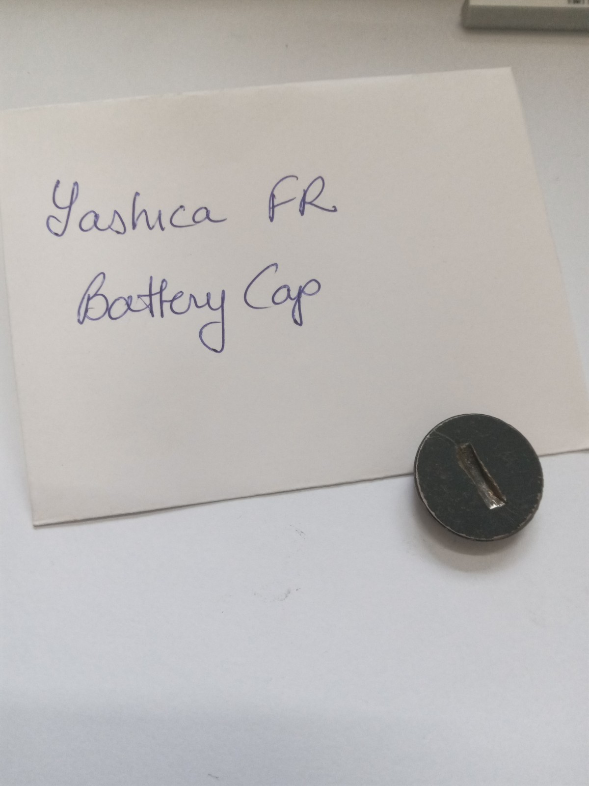 Yashica FR Film SLR Battery Cap Original Used Spare Part