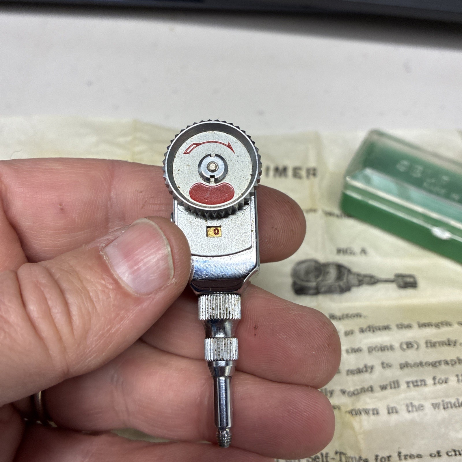 Vintage Self Timer w/Case & Instructions