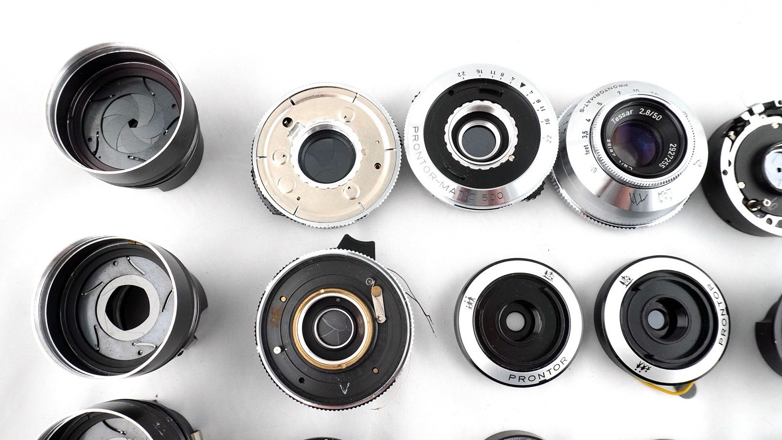 Vintage Prontor Compur Shutter Lens Parts Lot 70 Zeiss Ikon Voigtlander Repair