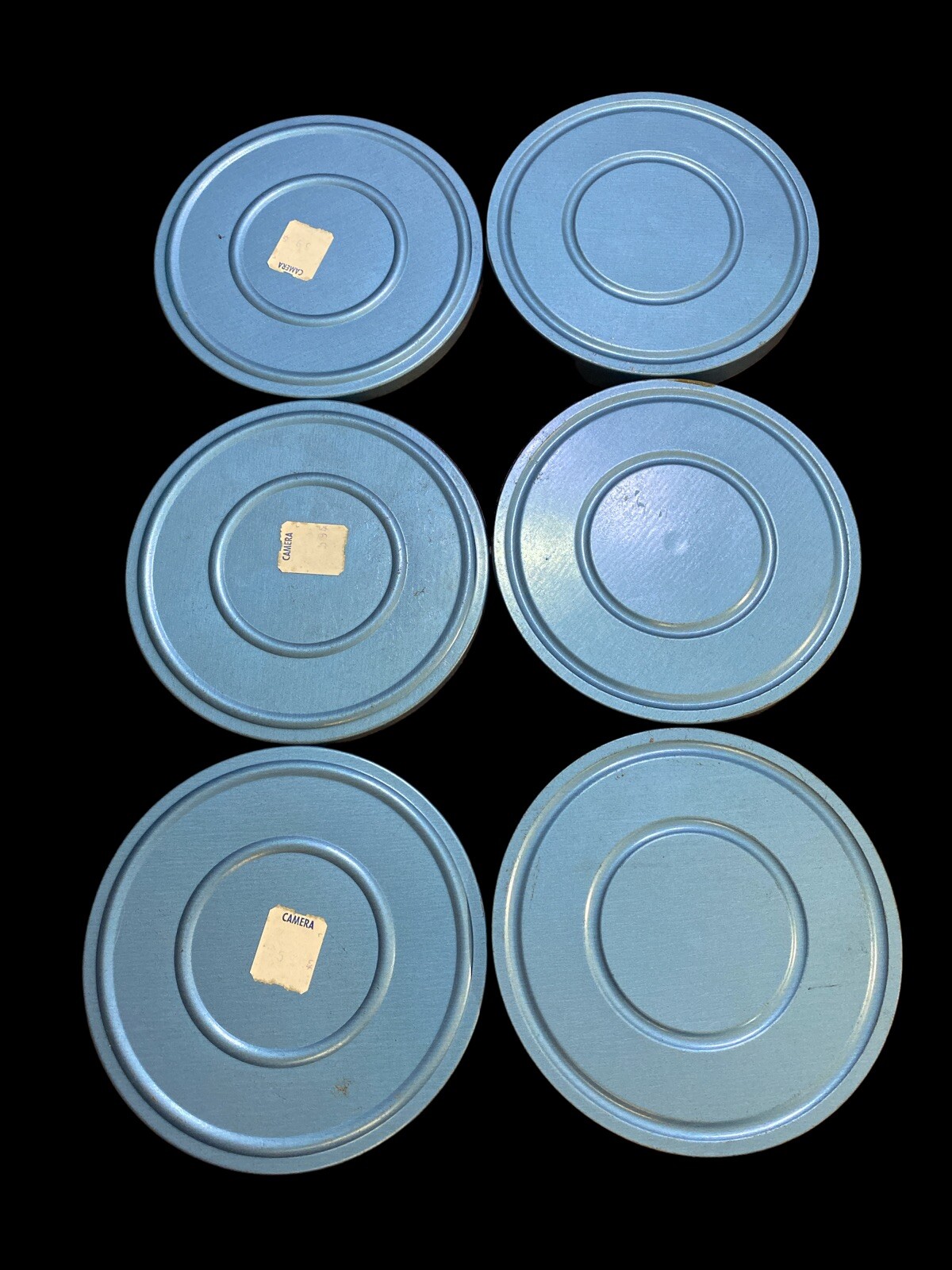 8mm Reels & Storage Case SCHERER CO USA 6 Metal Reels ~Cams ~ 12 Slot Case Vint