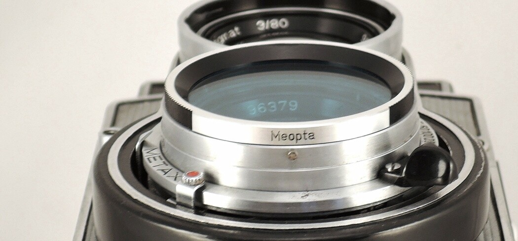 Flexaret MEOPTA B1 B36 Blue Filter Czechoslovakia Genuine Accessories Bayonet