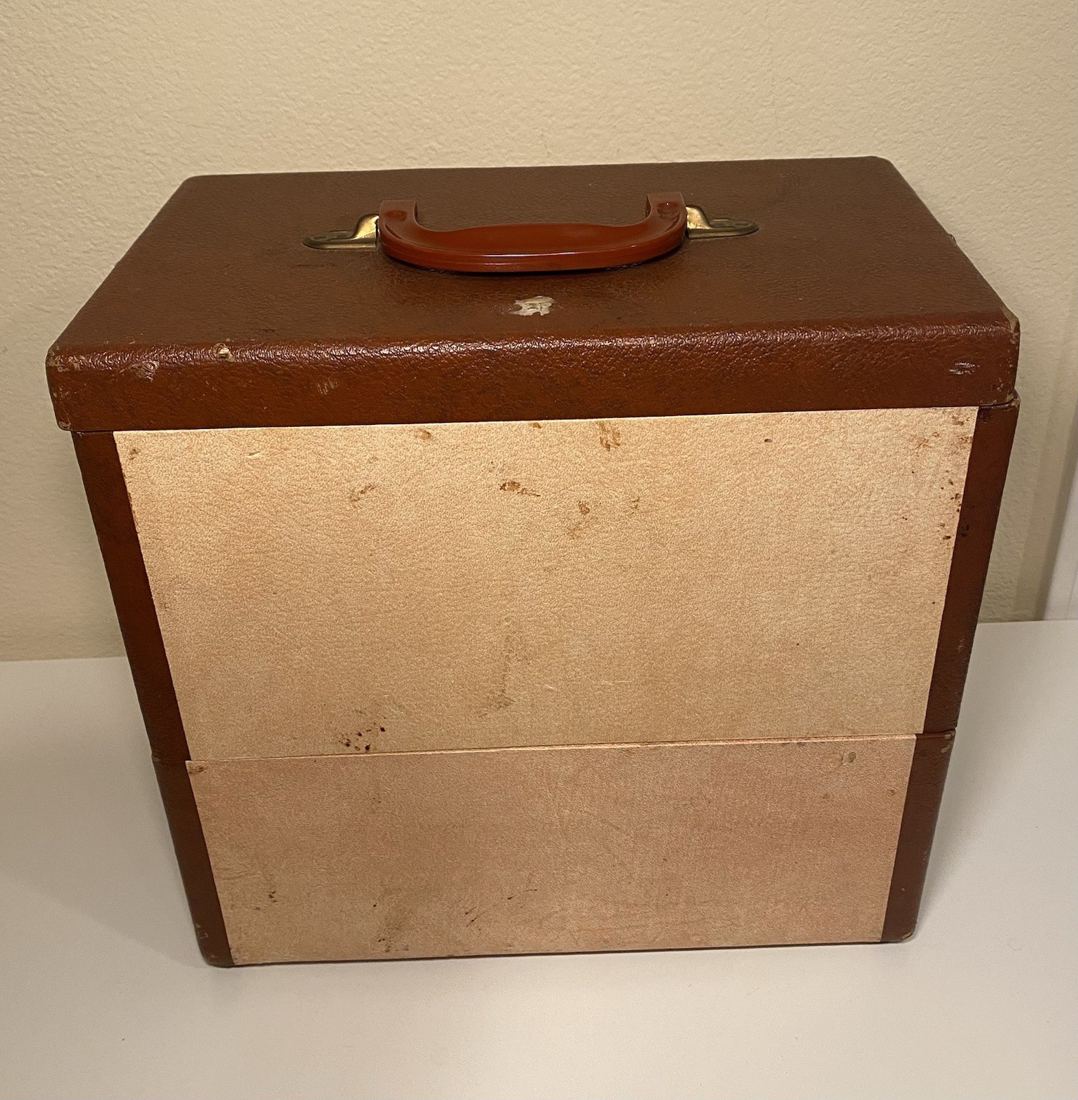 Vintage Barnett & Jaffe Baja Slide Carrying Case Red 2 Level Stackable Case