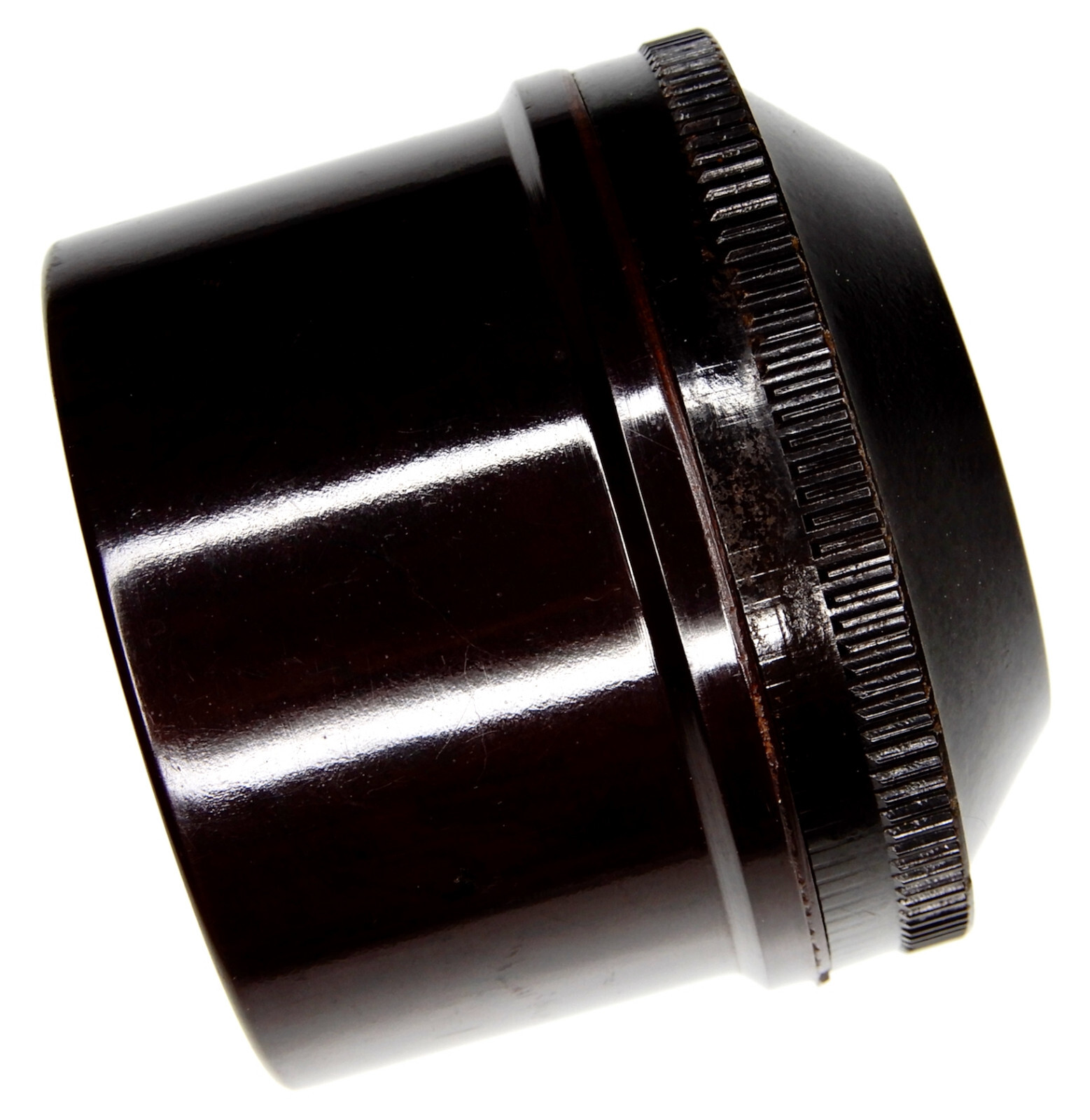 Dark-Brown Bakelite Case for SM Nickel 5cm Summar & Elmar ………. Minty