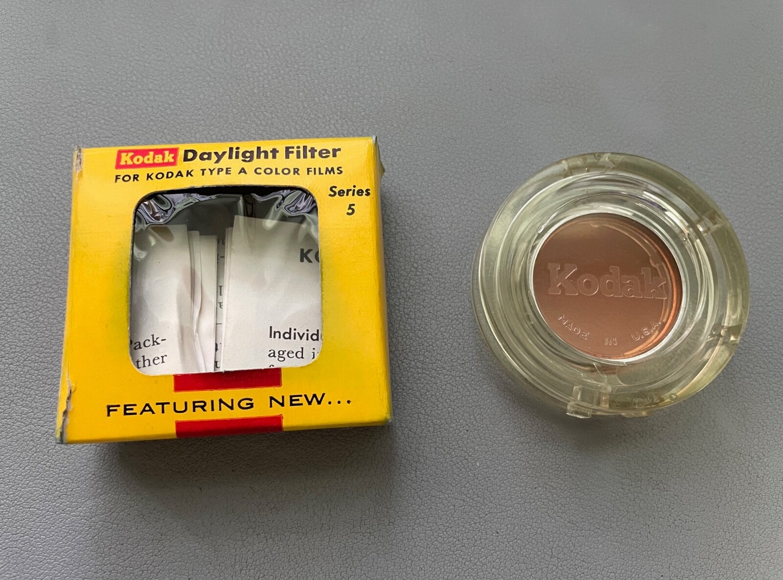 Kodak Series 5 Daylight 85 Filter with Box Drop In Vintage Lens
