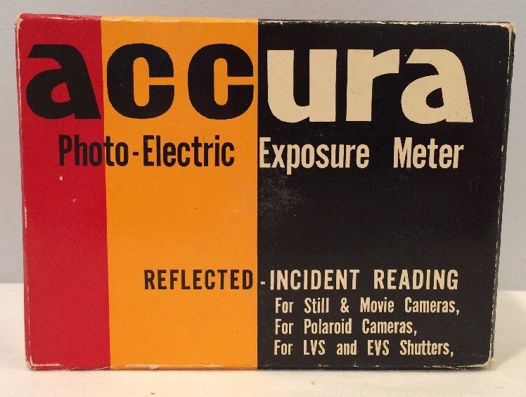 VTG Accura Photo Electric Exposure Meter With Leather Case In Original Box Japan