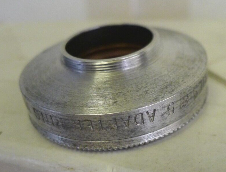Tiffen Series 5 #502 Adapter Ring Screw-In with Yellow Filter and Kodak Case