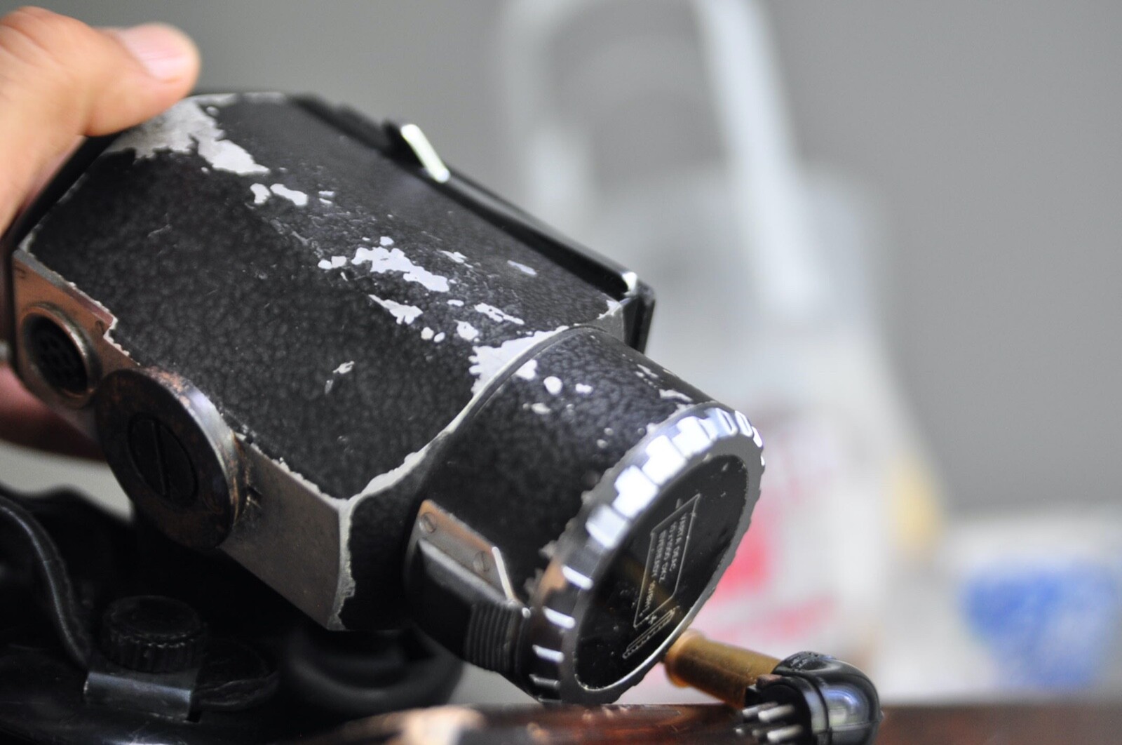 Bolex hand grip for Bolex H16 Reflex camera EBM camera