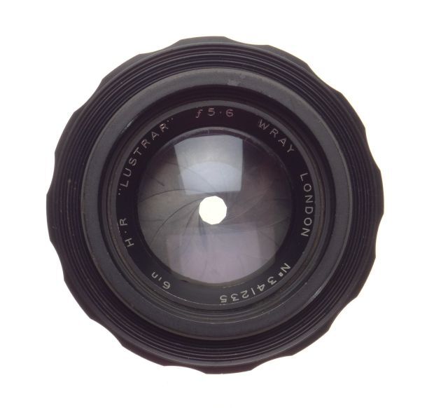 Wray London 6in h.r. Lustrar high resolution lens f5.6 with adapter ring