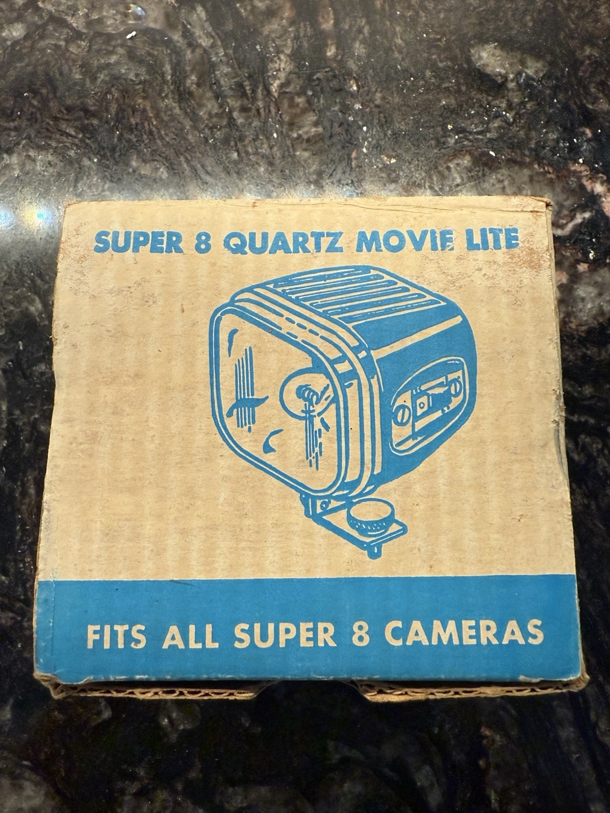 Vintage Acme-lite Model 709 Quartz Movie Lite Tested Works