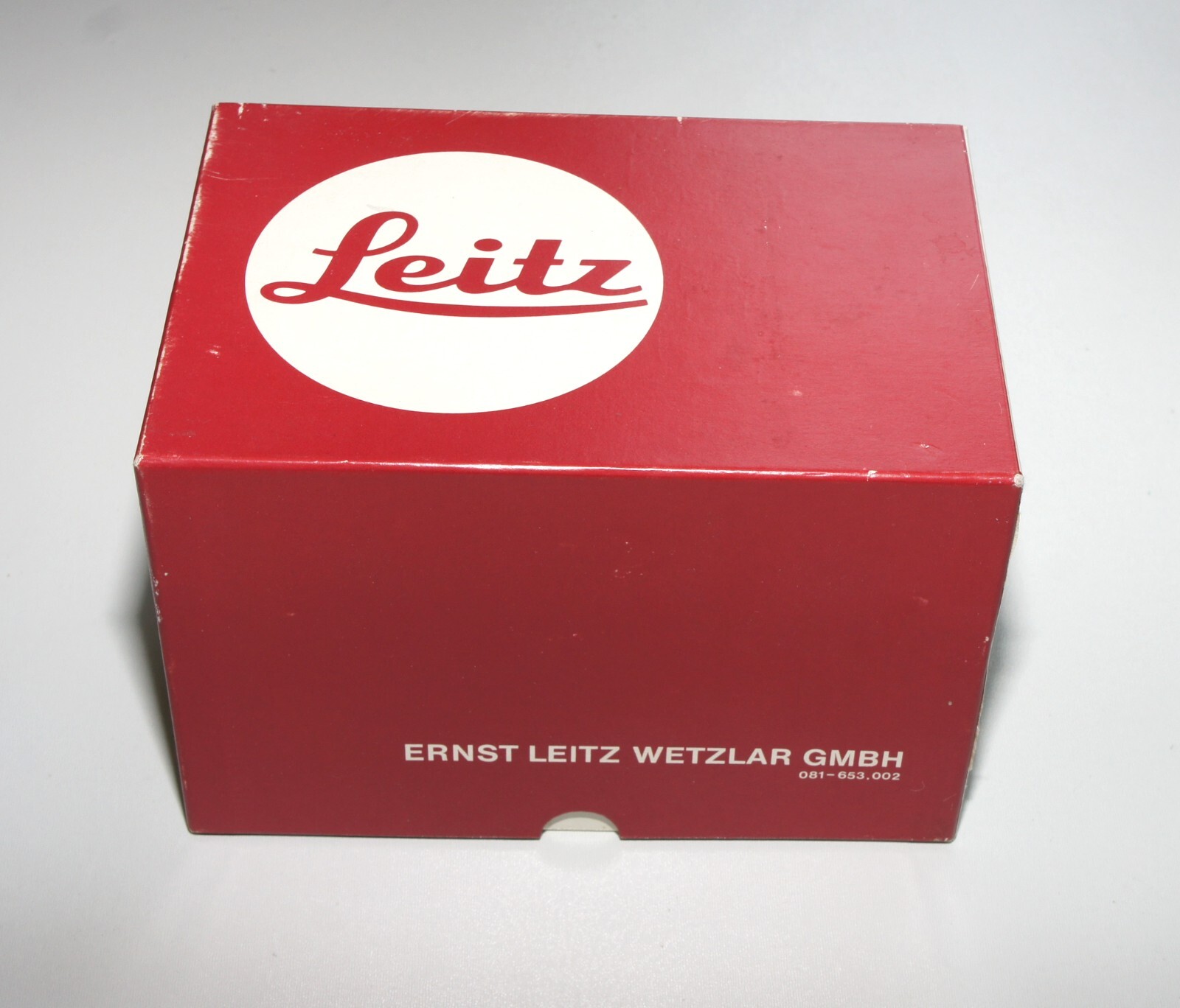 RARE ORIGINAL LEICA LEITZ BOX FROM Super-Elmar-R 15 mm LENS Product code 11213
