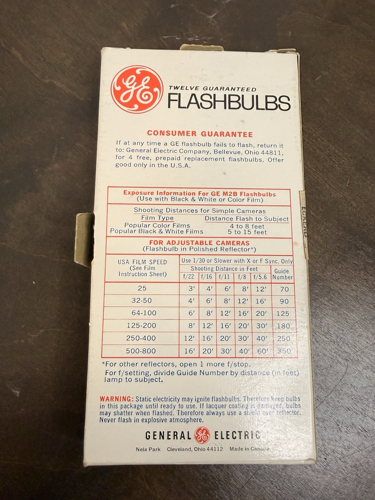 Sylvania Blue Dot FLASHBULBS M2B – 4 Bulbs