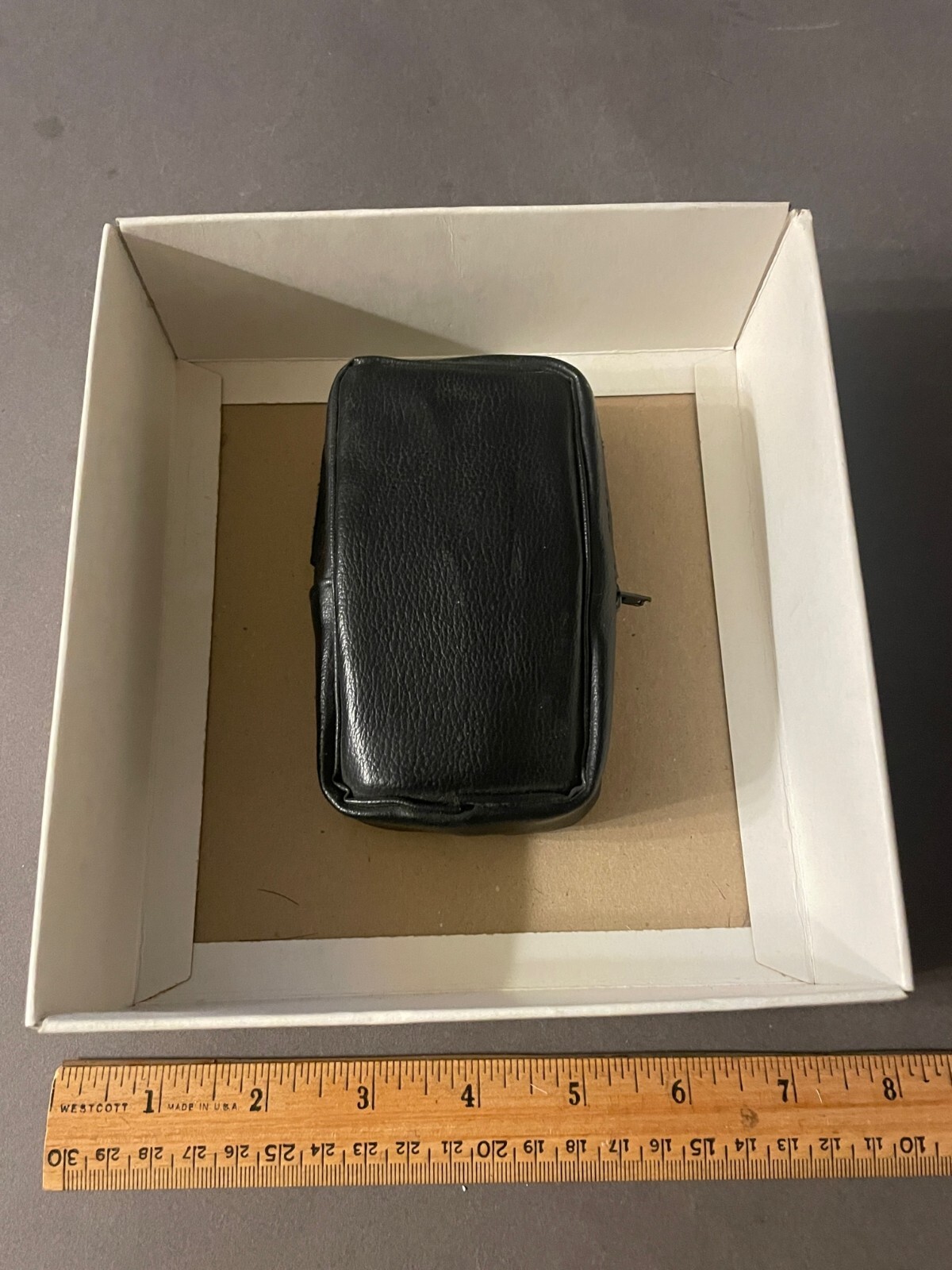 VINTAGE VIVITAR MODEL 43 CDS LIGHT EXPOSURE METER WITH CASE & BOX (NO MANUAL)