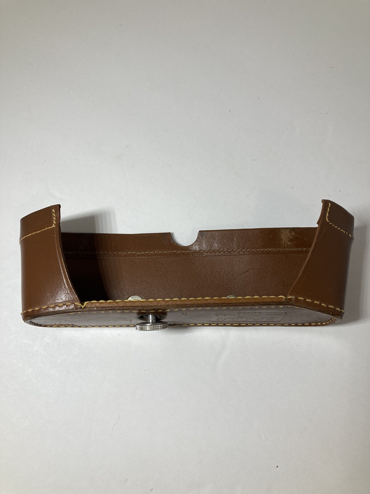 Kodak 3D Stereo Camera: Leather Field Case. Vintage Replacement Bottom Only