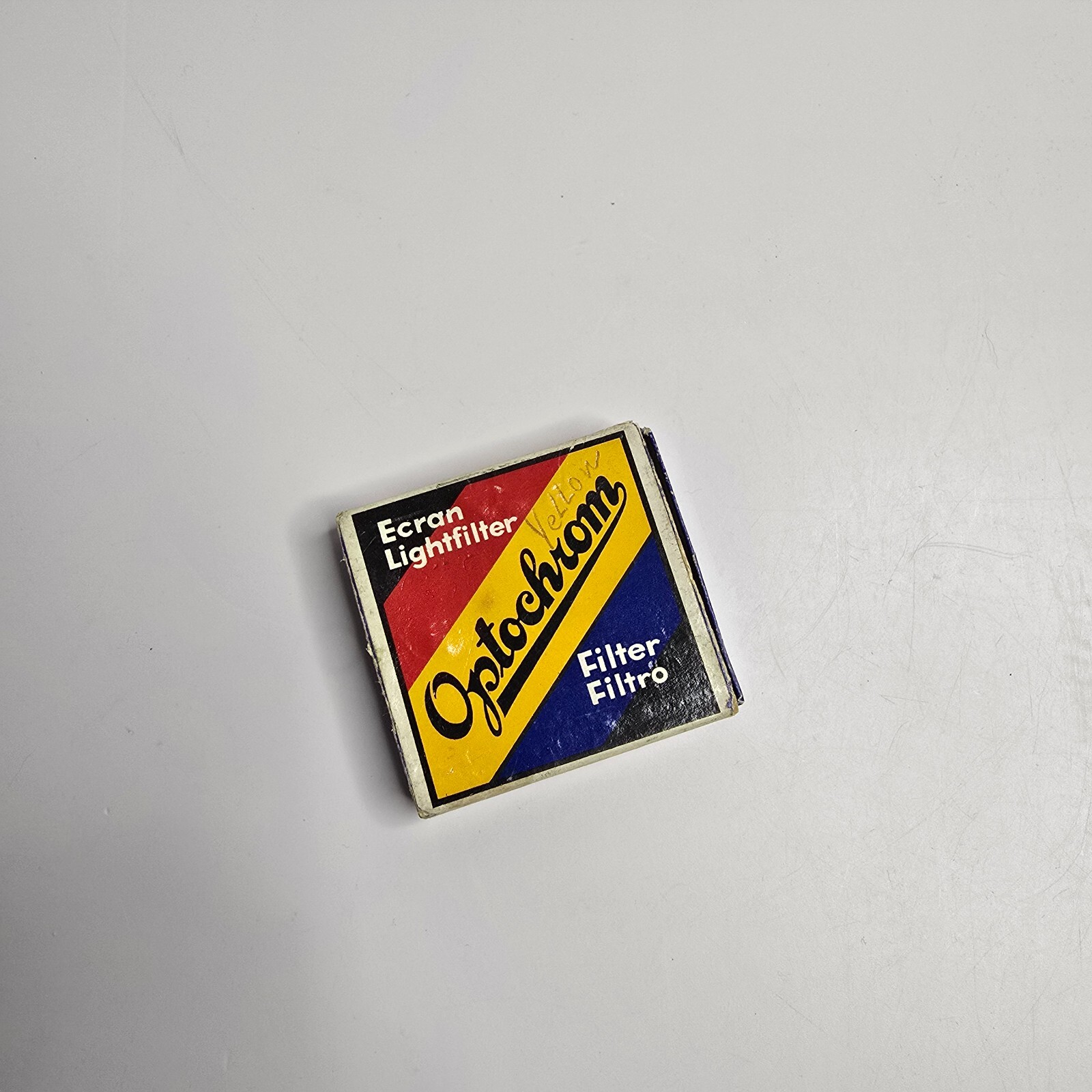 Vintage Optochrom Ecron Light Filter #1 Yellow Size 39-43