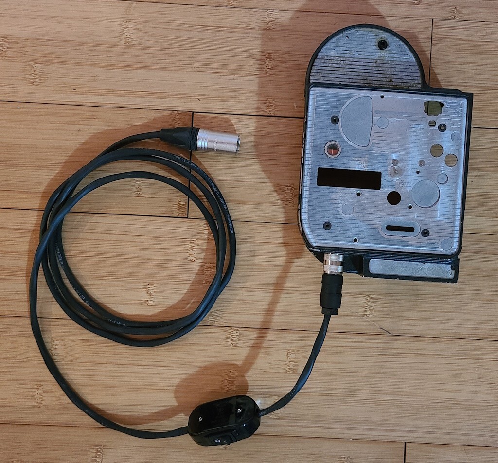 Bolex ESM/EBM 7-pin Power Cable w/ Switch, 4-pin XLR Male, ~2m (6.6ft)