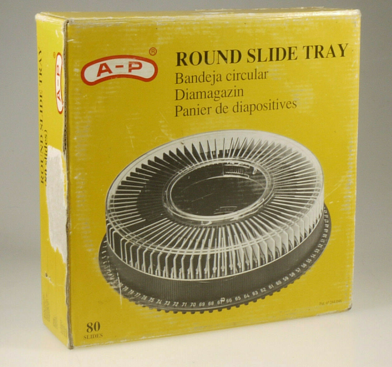 PRL) ROUND SLIDE TRAY CIRCULAR SLIDE HOLDER SLIDE BASKET