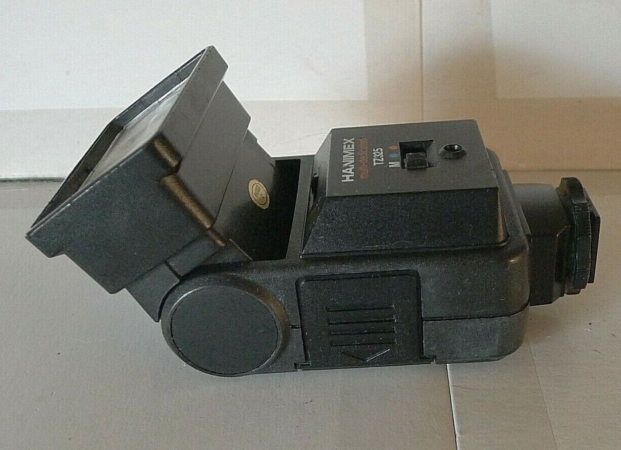 Hanimex Multi-Dedicated TZ325 Hot Shoe Camera Flash – TESTED – HTF Model