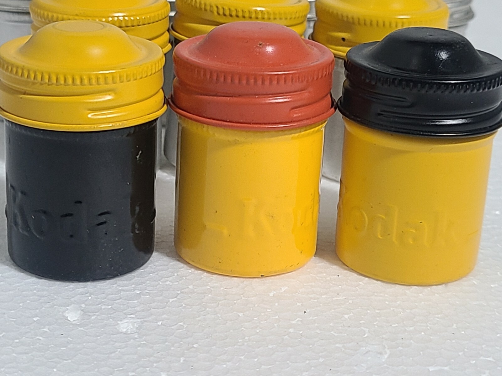 10 Vintage Film Canisters