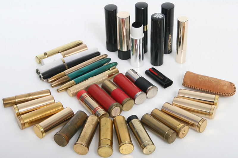 35 Vintage camera Lens Cleaning, Brush Collection, lipstick style, fountain pen