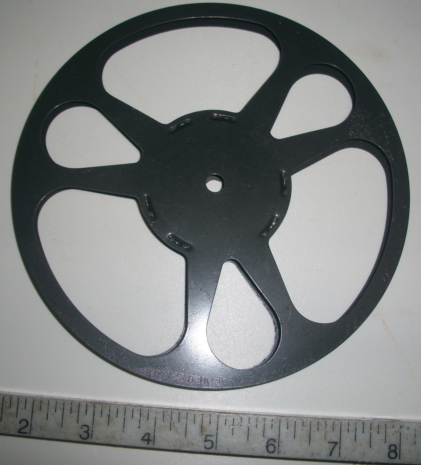 4 x GOLDBERG BROS 8mm Vintage Movie 7 inch 400 ft Film Reel Made of Steel, NOS