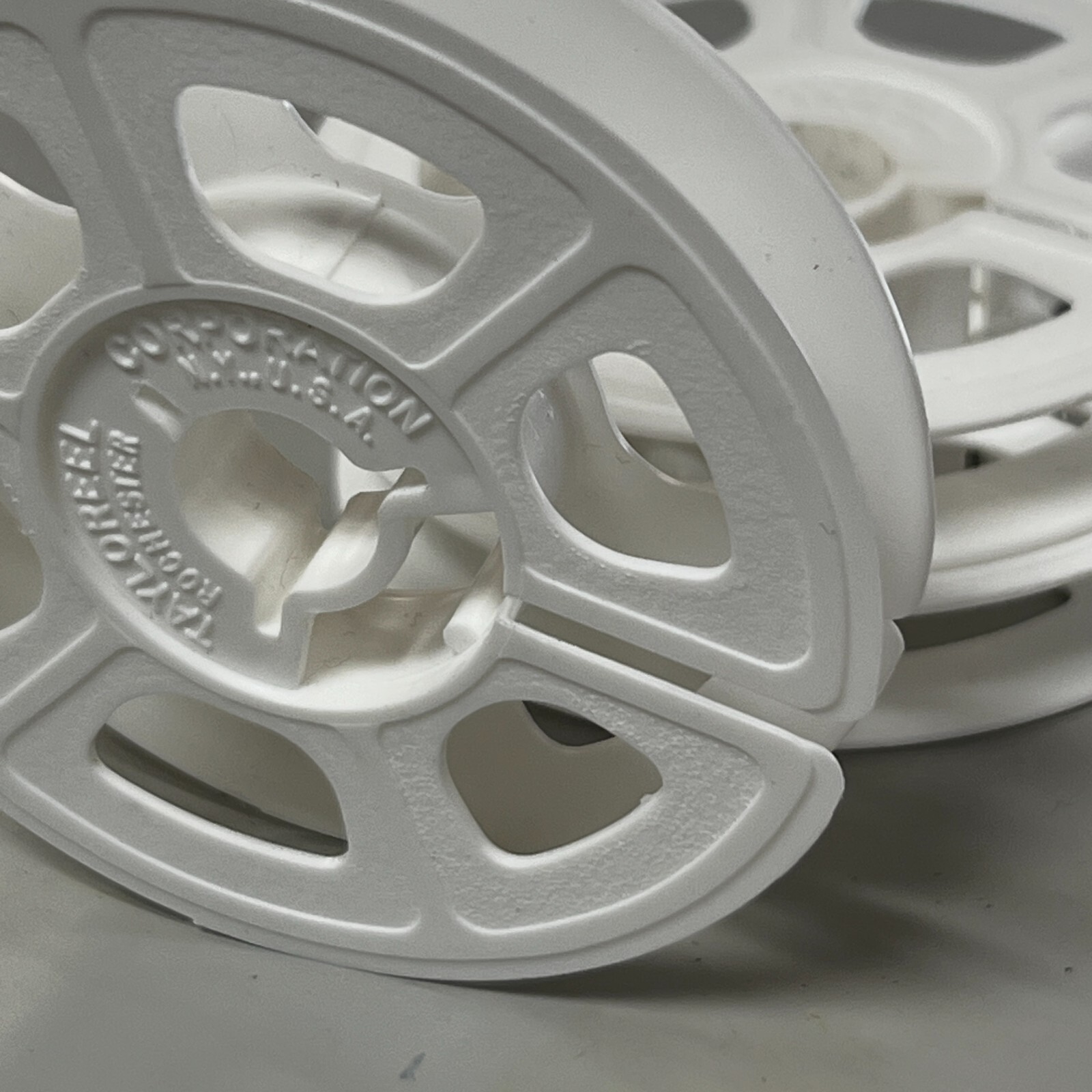 (3) SUPER 8MM FILM REEL FLANGE 50 ft.