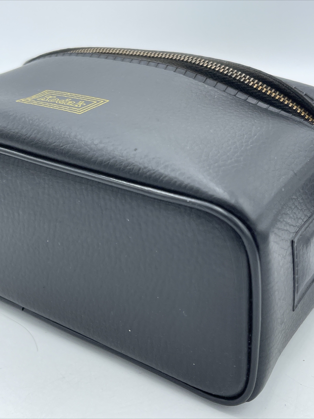 Vintage Kodak Black Camera Flash Lens Accessory Zippered Storage Carry Bag Case