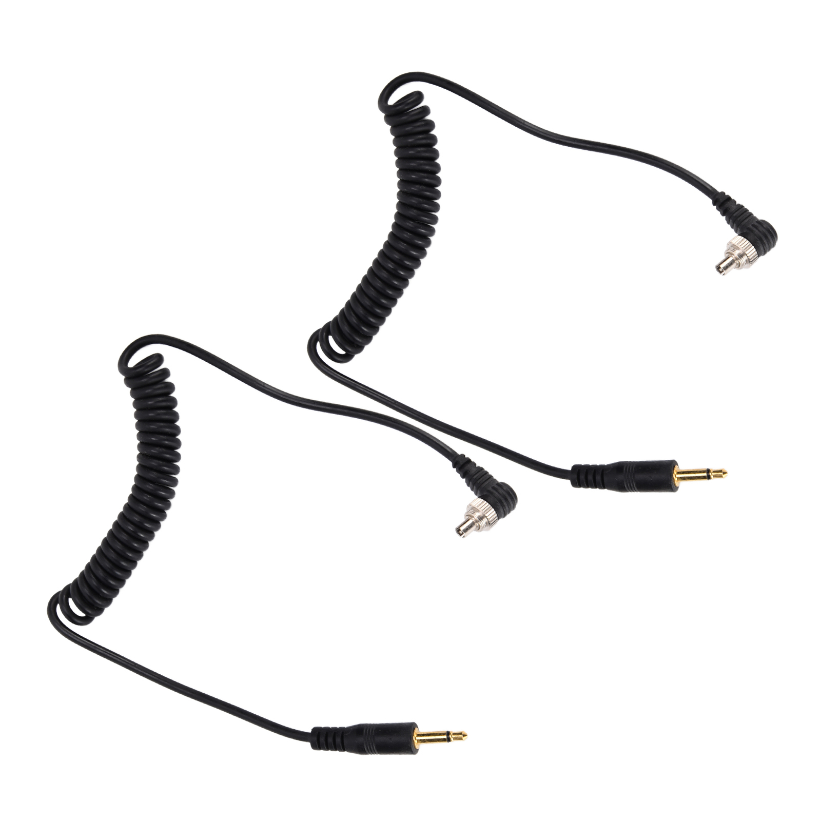 2* 3.5mm Plug to Male Flash PC Sync Cord Cable 12 inch for Studio Photography US